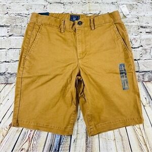 Gap Khakis Lived-In Shorts Mens 29 Brown Chino Casual Everyday Preppy
